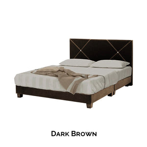 Sabrina Bed Frame + 6 inch HD Foam Mattress In Single, Super Single, Queen, and King Size-Bedframe + Mattress-Furnituremart.sg