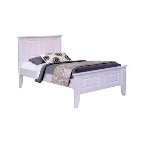 Image of Dawson Wooden Bed Frame White, Cherry, and Walnut In Super Single Size-Bed Frame-Furnituremart.sg