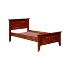 Dawson Wooden Bed Frame White, Cherry, and Walnut In Super Single Size-Bed Frame-Furnituremart.sg