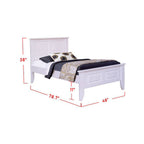 Dawson Wooden Bed Frame White, Cherry, and Walnut In Super Single Size-Bed Frame-Furnituremart.sg
