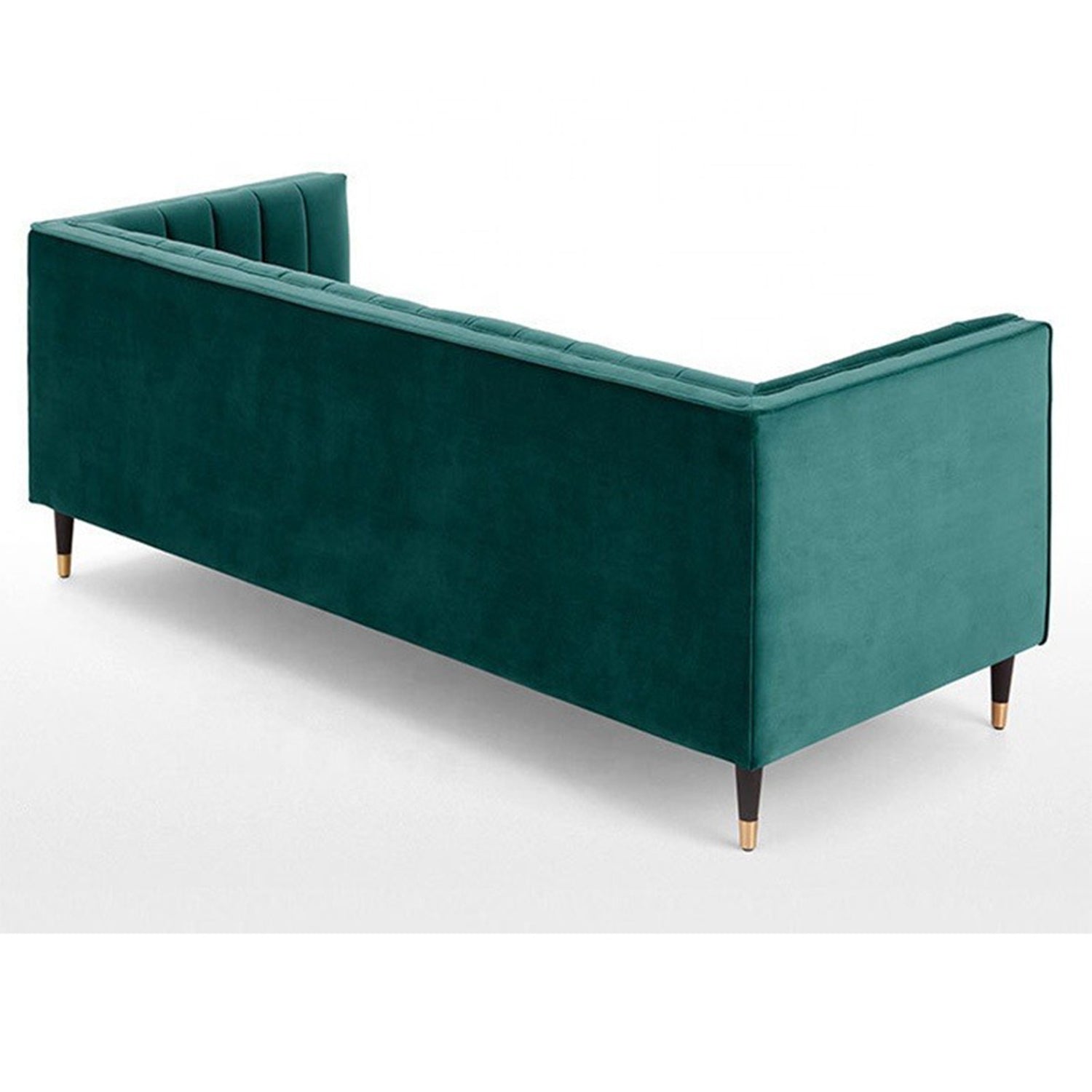 Nordic Post Modern Velvet Fabric Sofa Light Luxury Little Three People Living Room Sofa, Green