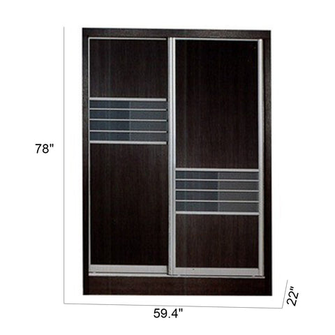 Image of Fuego Series 2 5FT 2-Door Sliding Door Wardrobe Models Mirror