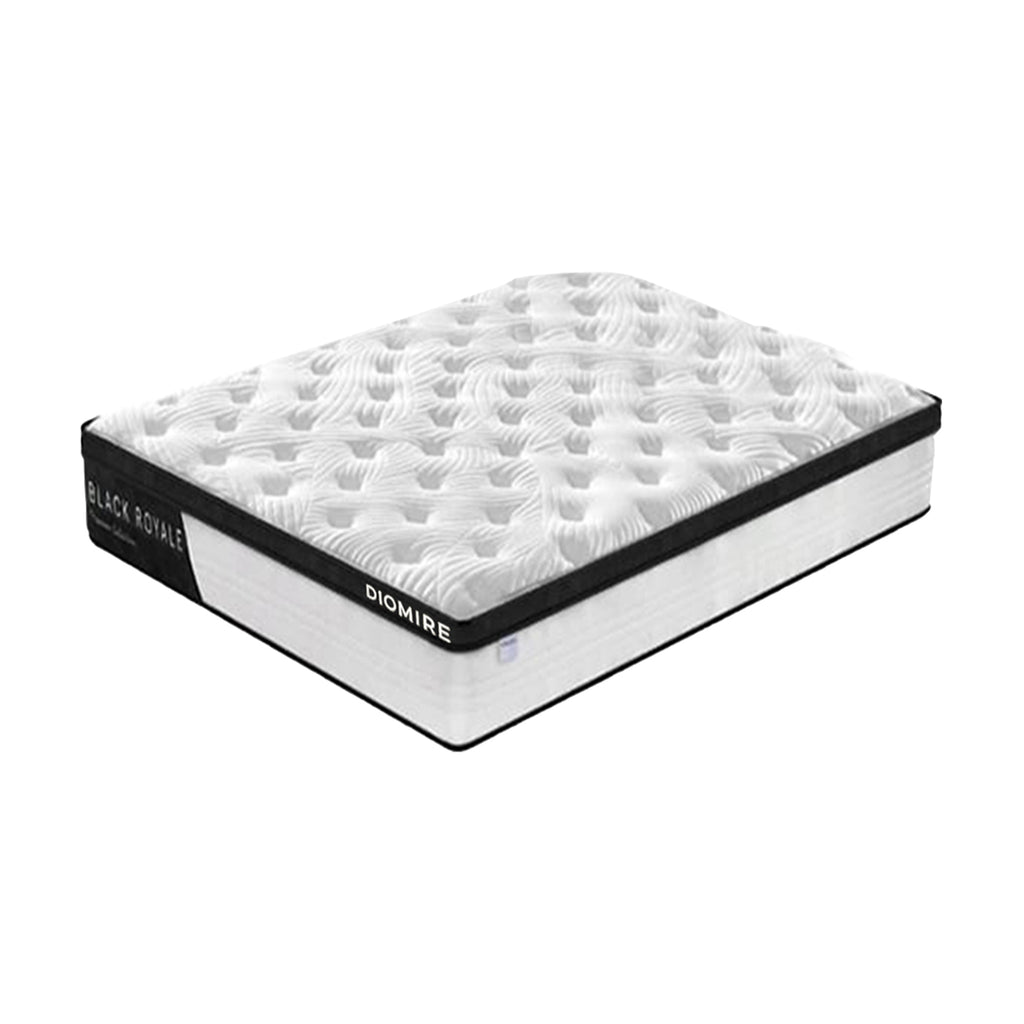 Diomire Black Royale 13.5 Inch Pocket Spring Mattress