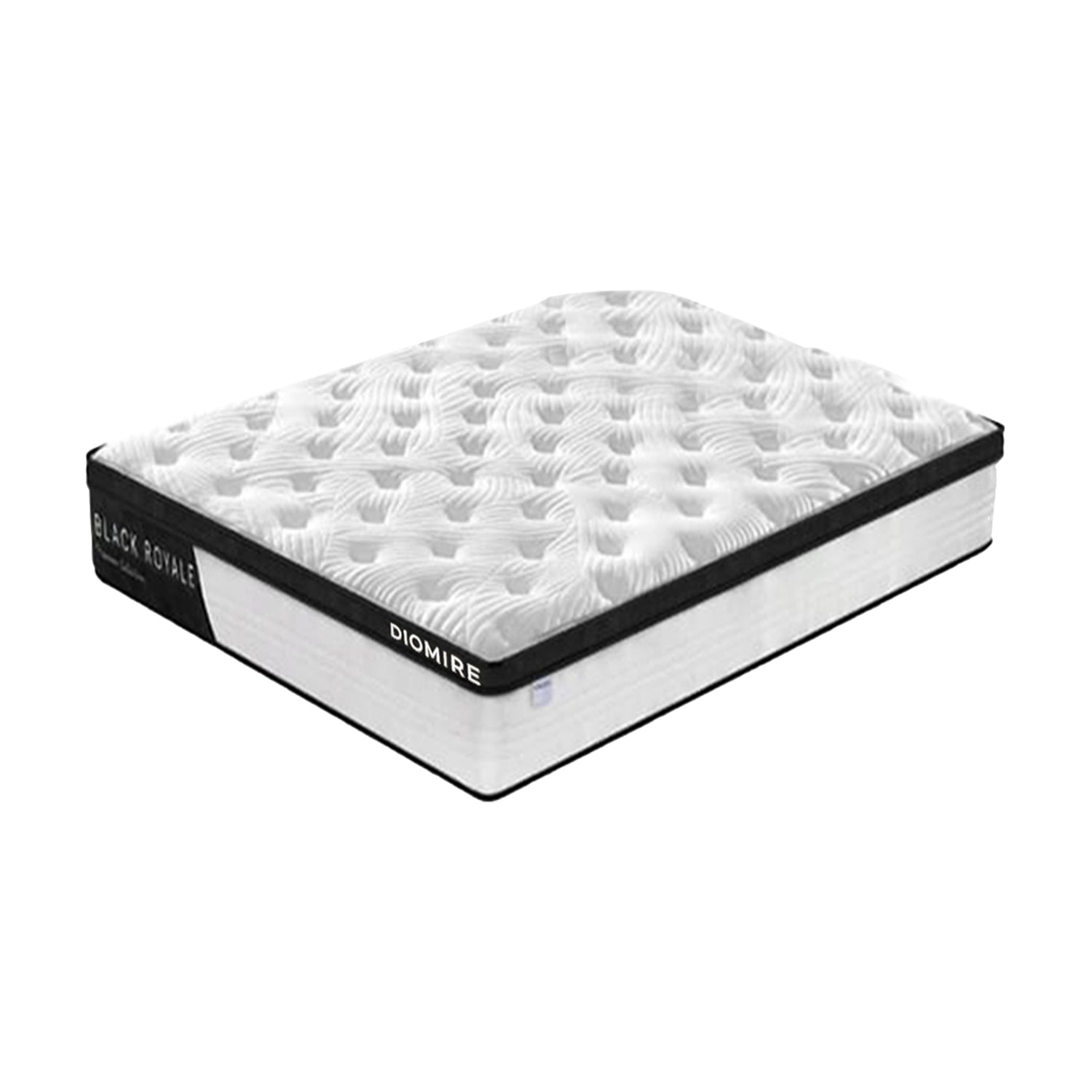 Diomire Black Royale 13.5 Inch Pocket Spring Mattress