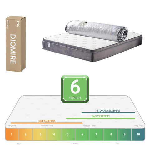 Diomire Uno Single Pocketed Spring Mattress