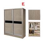 Fuego Series 3 5FT 2-Door Sliding Door Wardrobe Models Mirror