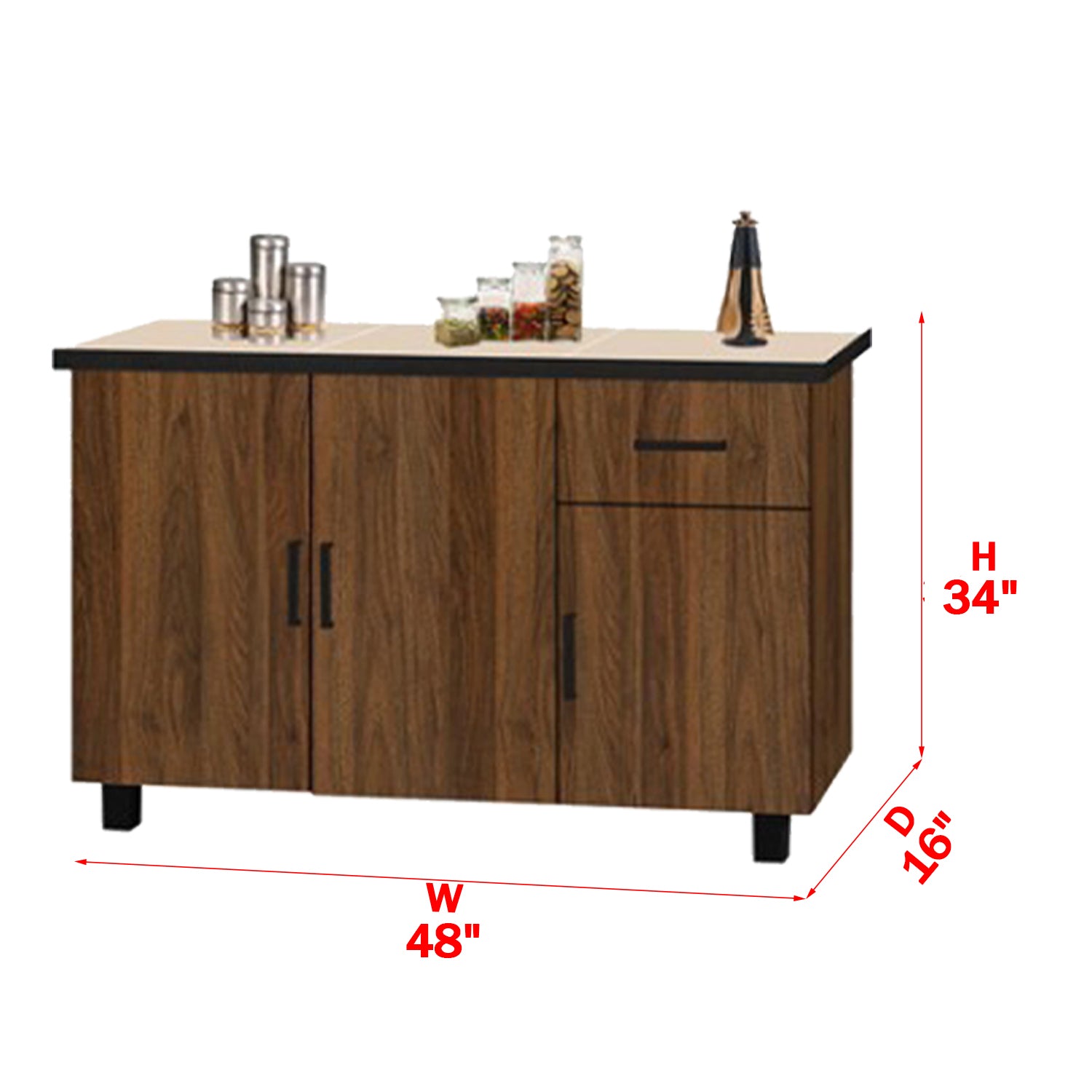 Bally Series 5 Cooking Cabinet/ Kitchen Storage Cabinet. Fully Assembled.