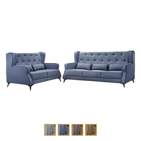 Image of Furnituremart Elizabeth Mid Century High Back designer sofa