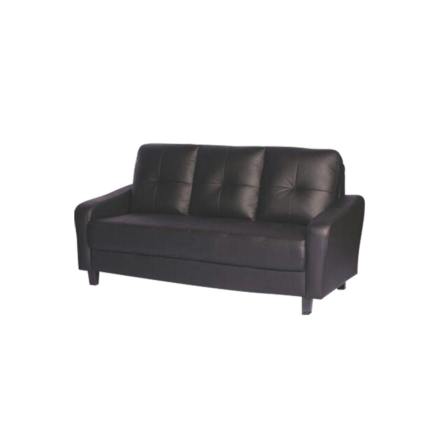 Esther 1/ 2/ 3 Seater Half Genuine Cowhide Leather Sofa in 6 Colours-Recliner Sofa/ Armchair-Furnituremart.sg