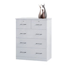Myra Series 6 Chest of 5-Drawer In White