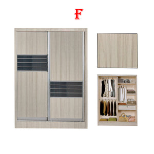 Fuego Series 2 5FT 2-Door Sliding Door Wardrobe Models Mirror