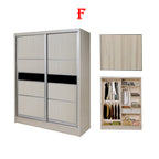 Fuego Series 3 5FT 2-Door Sliding Door Wardrobe Models Mirror