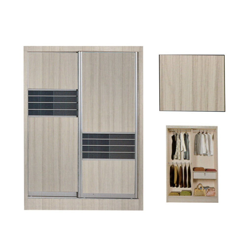 Cielo Series 2 2-Door Sliding Door Wardrobe Multicompartment