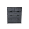 Pachuca Series 6 Chest of 5 Drawers Composite Wood