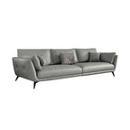 Aspen 1/2/3/4 Seater Fabric / Faux Leather Sofa with Ottoman in 8 Colors