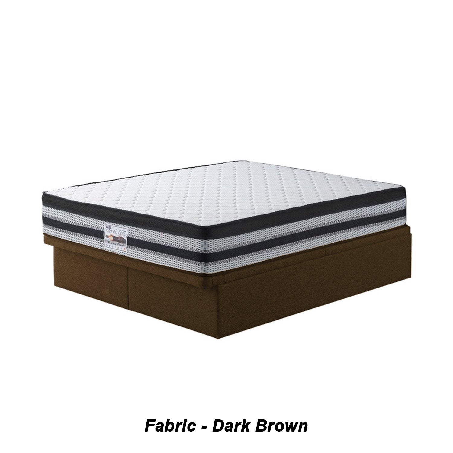 Brew Series Faux Leather/ Fabric Storage Divan In Single, Super Single, Queen, and King Size-Bed Frame-Furnituremart.sg