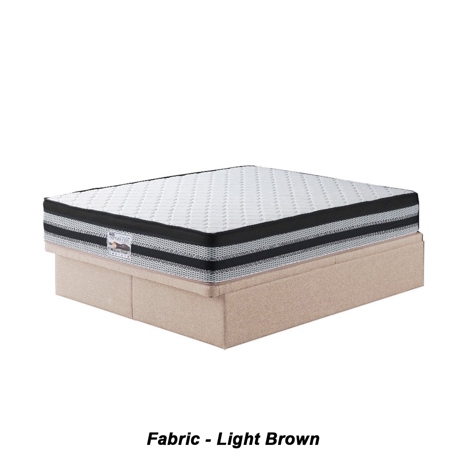 Brew Series Faux Leather/ Fabric Storage Divan In Single, Super Single, Queen, and King Size-Bed Frame-Furnituremart.sg