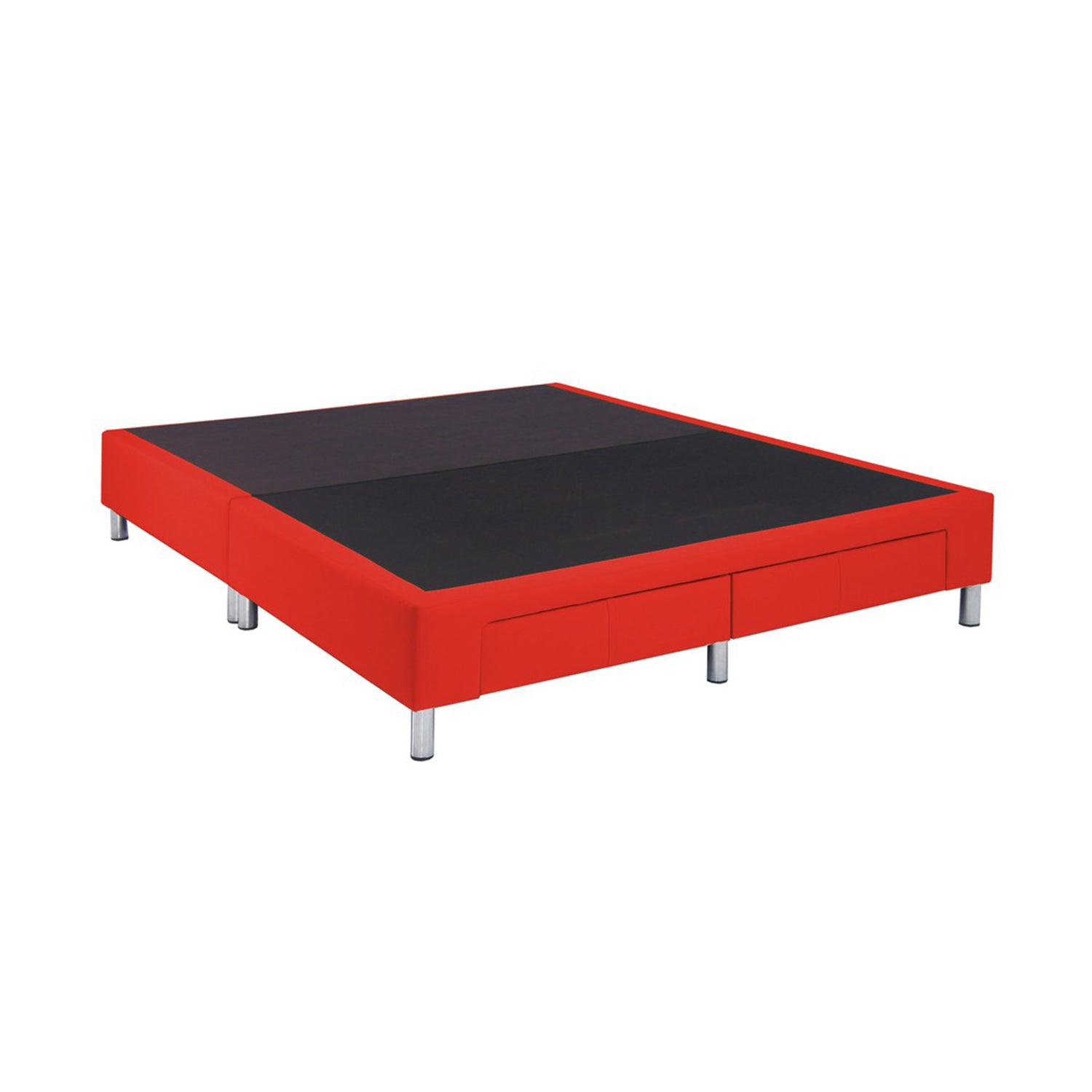Felina Series Leather Divan Bed Frame With Drawers In Single, Super Single, Queen and King Size-Bed Frame-Furnituremart.sg