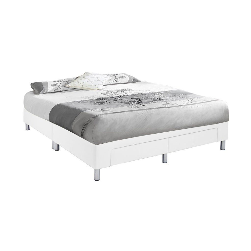 Felina Series Leather Divan Bed Frame With Drawers In Single, Super Single, Queen and King Size-Bed Frame-Furnituremart.sg