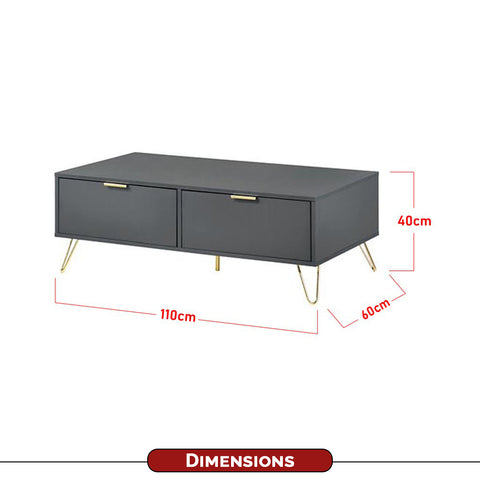 Image of Furnituremart Fergus Coffee Table With Drawers