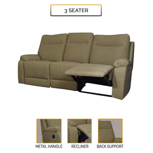 Furnituremart Fileo leather reclining living room sets