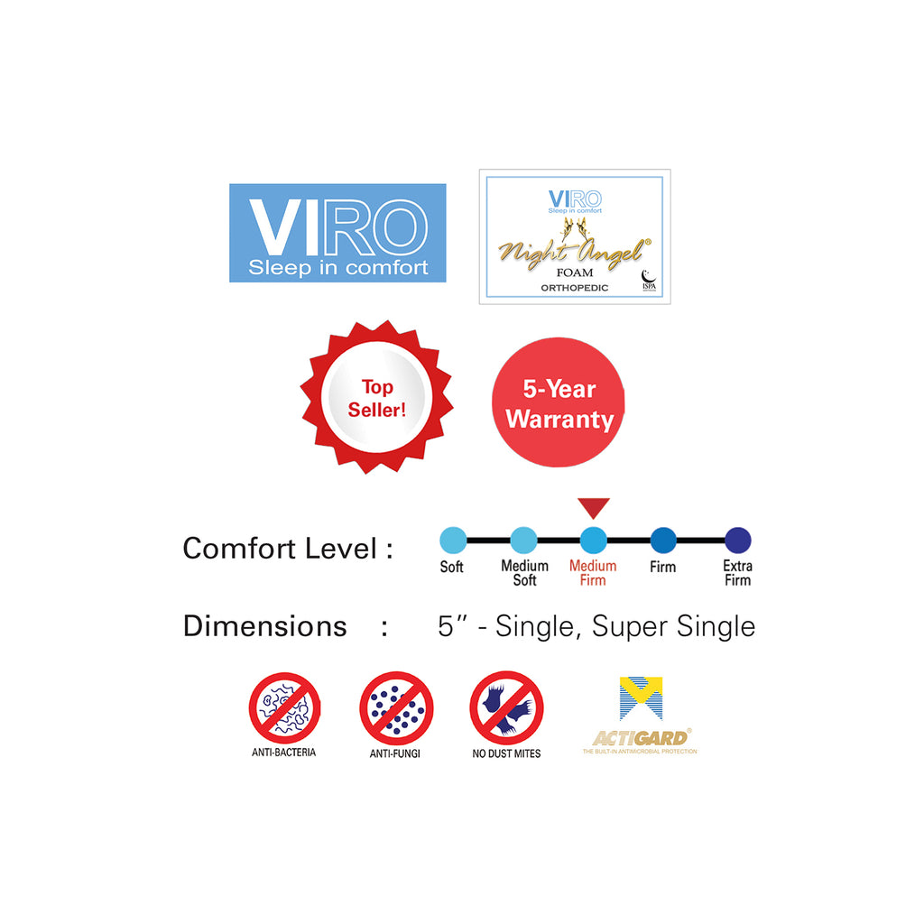 Viro Night Angel firm foam mattress
