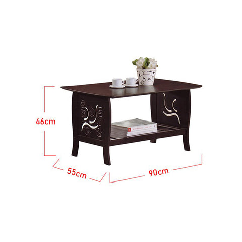Image of Furnituremart Zahra Series modern wood coffee table