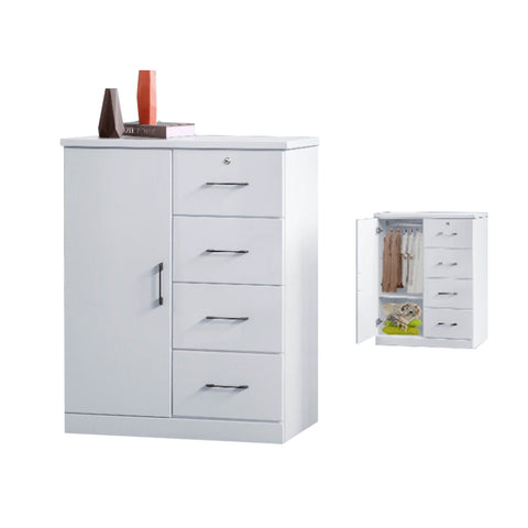 Image of Myra Series 7 Chest of Drawer In White