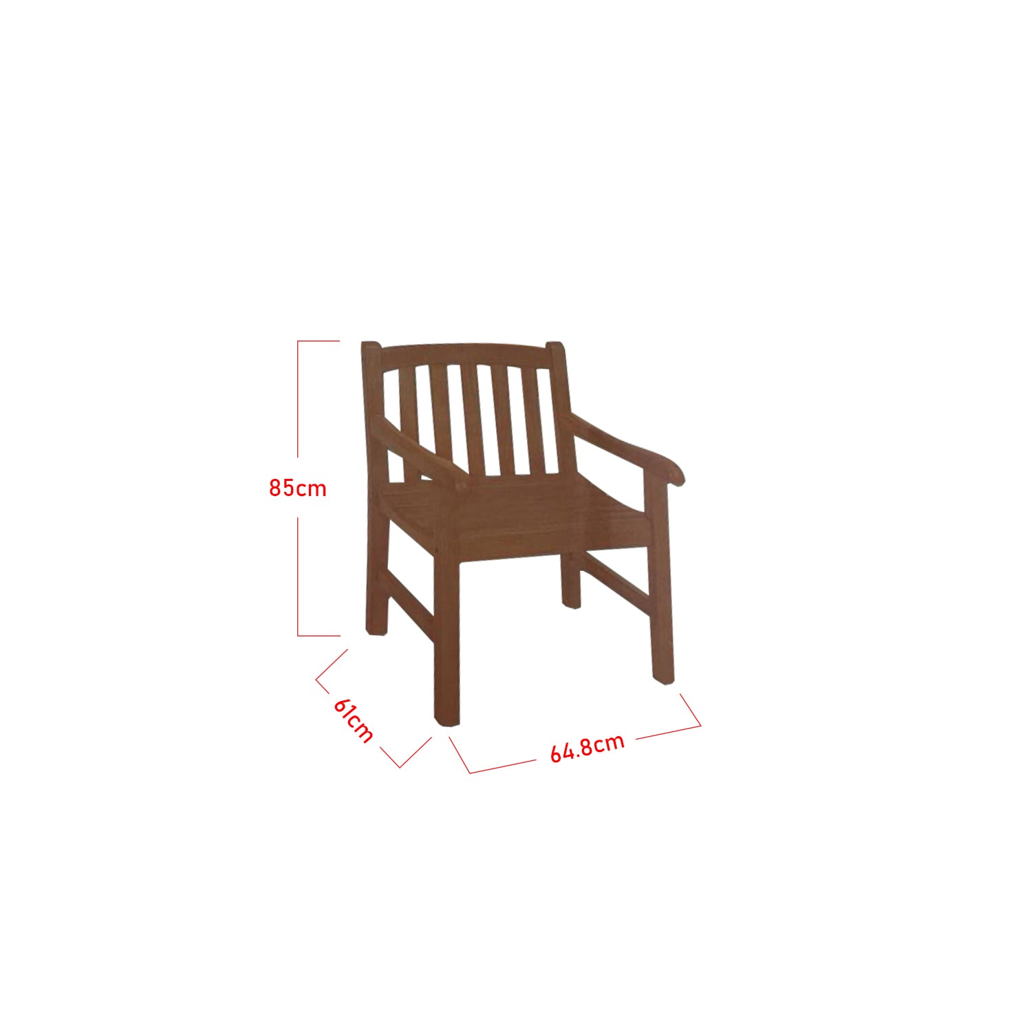 Dely Living Room Dining Chair Mahogany Wood Furniture-Wooden Sofa-Furnituremart.sg