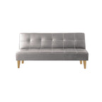 Sofia 6 Feet Leather Sofa Bed In 4 Colours