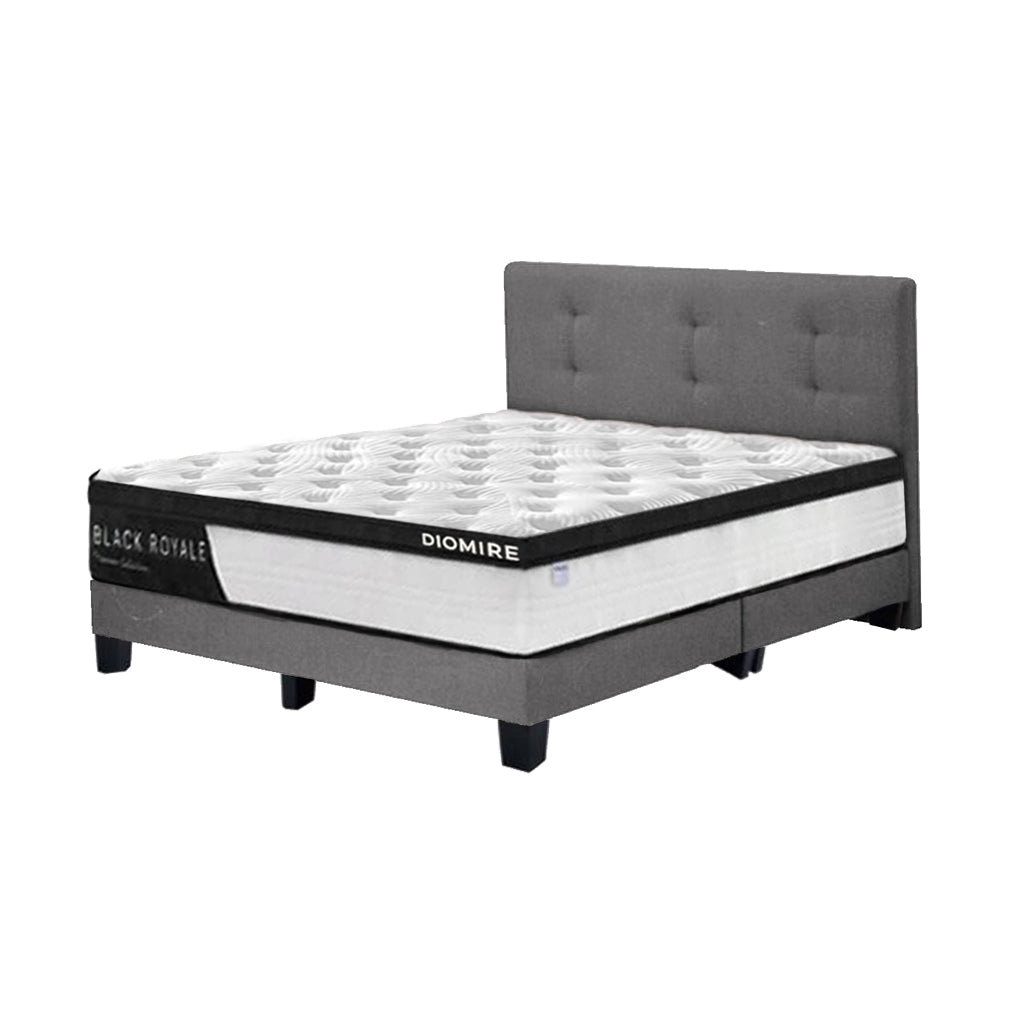 Parker Series Fabric Divan Bed Frame In Single, Super Single, Queen, And King Size-Bed Frame-Furnituremart.sg