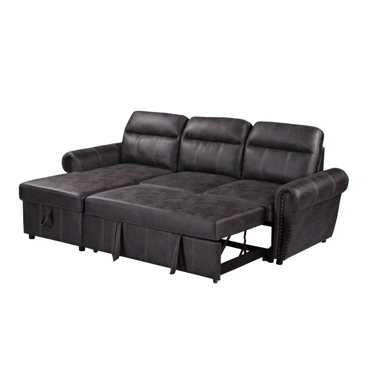Margo Sleeper Sectional Reversible Sofa in 2 Colours