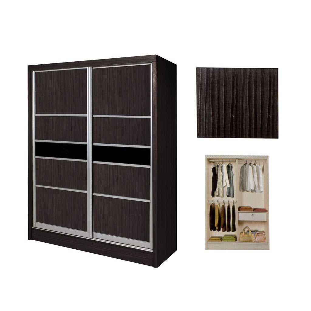 Cielo Series 3 2-Door Sliding Door Wardrobe Multicompartment