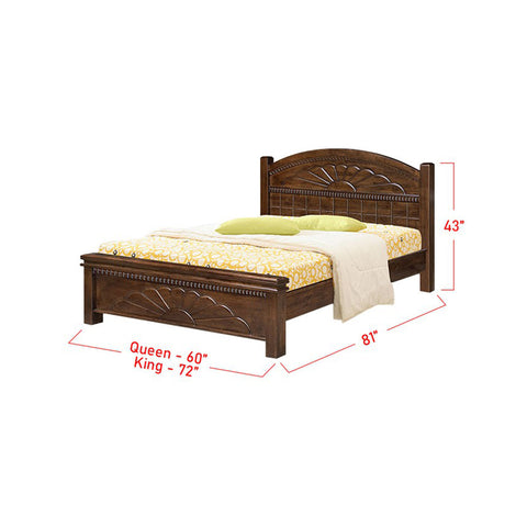 Image of Furnituremart Giorgia solid wood bed