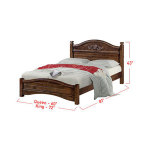 Furnituremart Giorgio solid wood bed frame