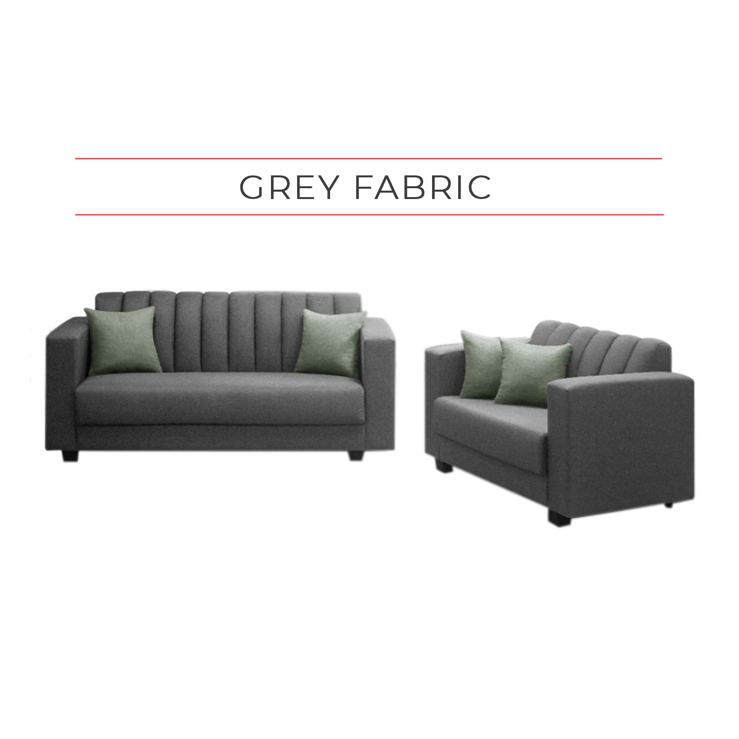Aberdeen 2 + 3 seater Sofa L-shape with ottoman in 4 Colours