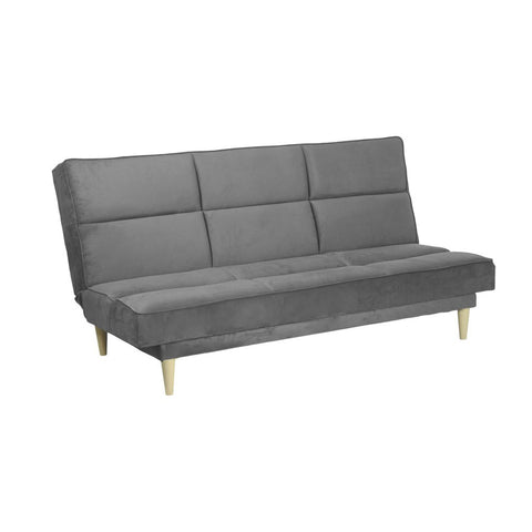 Sisoko Leather And Fabric Sofa Bed