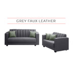 Aberdeen 2 + 3 seater Sofa L-shape with ottoman in 4 Colours