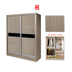 Fuego Series 3 5FT 2-Door Sliding Door Wardrobe Models Mirror