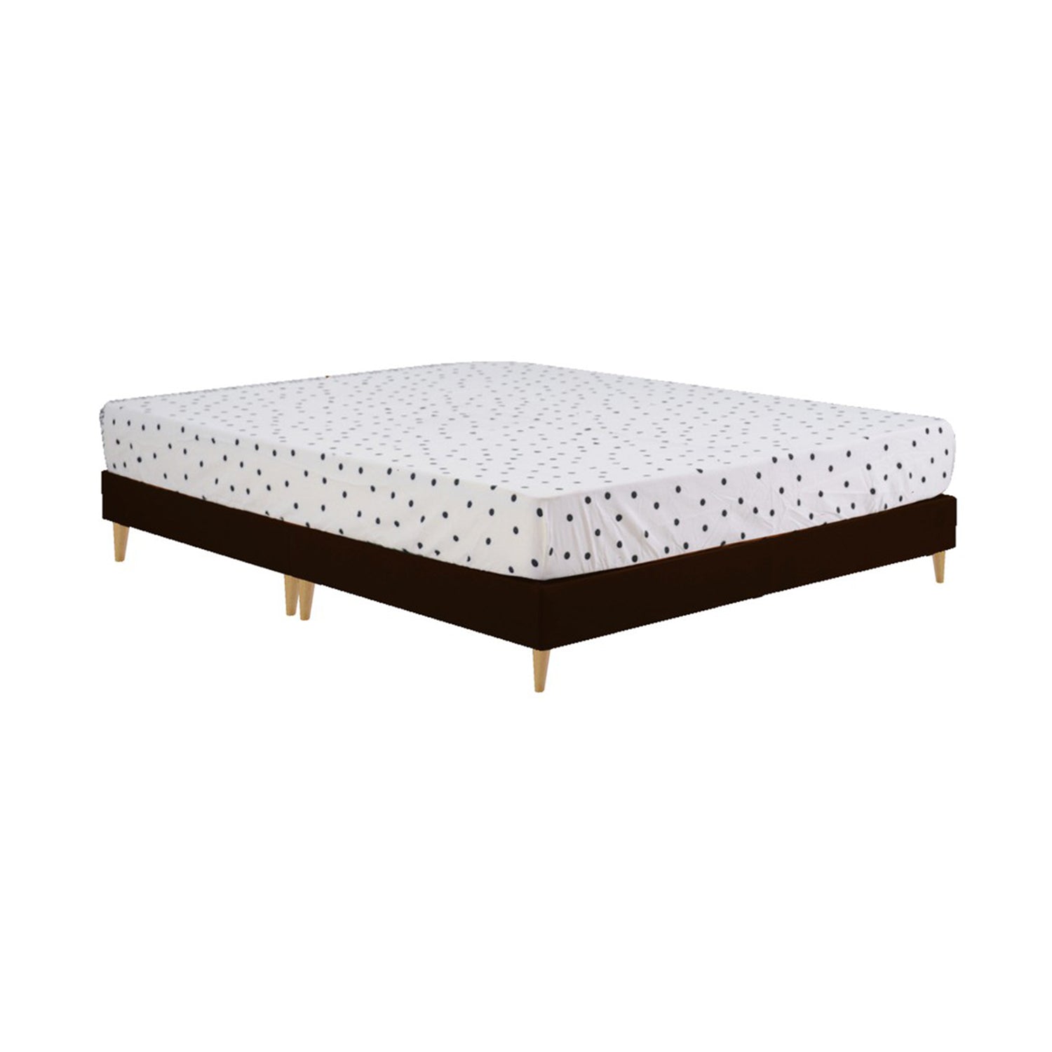 Haggas Series Fabric Divan Bed Frame In Single, Super Single, Queen and King Size-Bed Frame-Furnituremart.sg