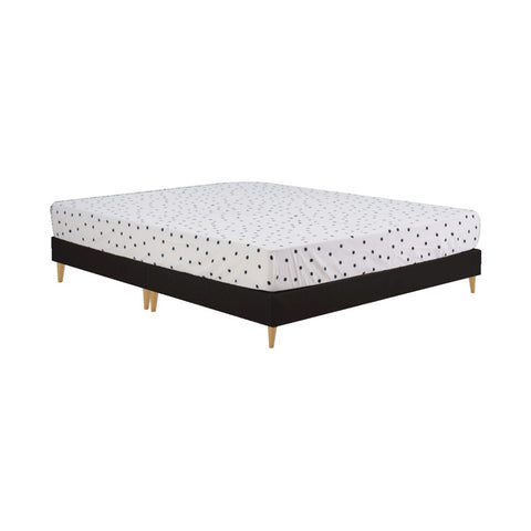 Haggas Series Leather Divan Bed Frame In Single, Super Single, Queen and King Size-Bed Frame-Furnituremart.sg