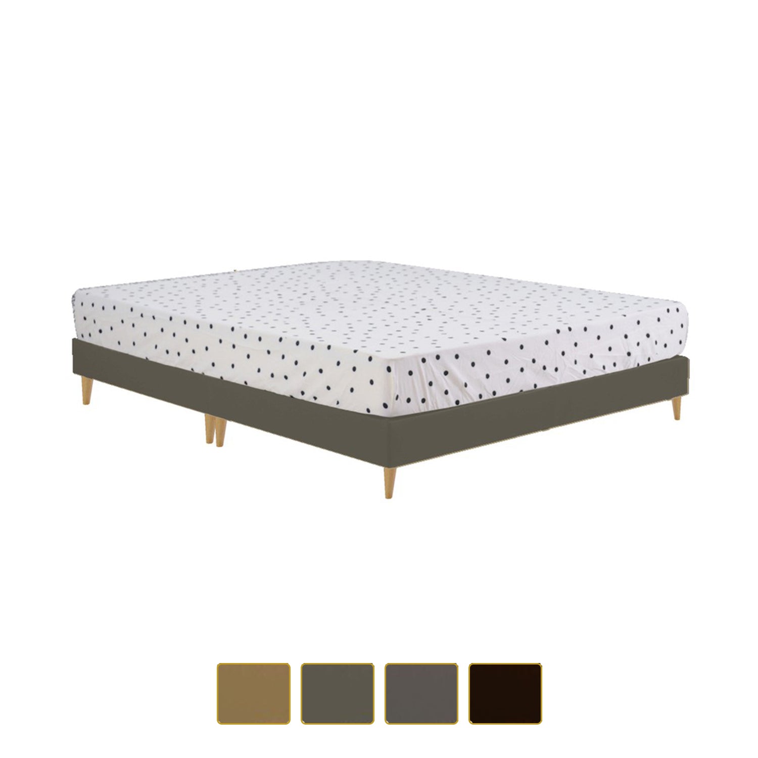 Haggas Wooden Divan Bed Frame