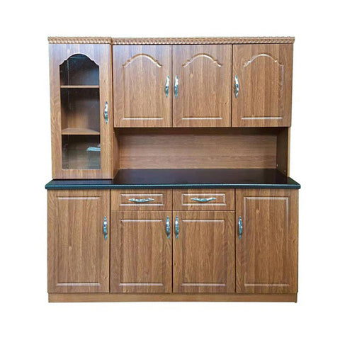 Image of Hailey Series Kitchen Cabinet In Brown-Kitchen Cabinet-Furnituremart.sg