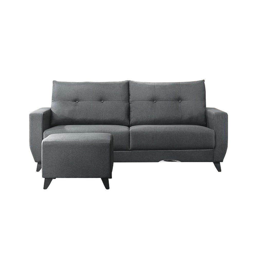 Harriet 1/2/3 Seater Faux Leather / Fabric Sofa Set-Furnituremart.sg