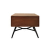 Harry Wooden Side Table In Brown-Side Table-Furnituremart.sg