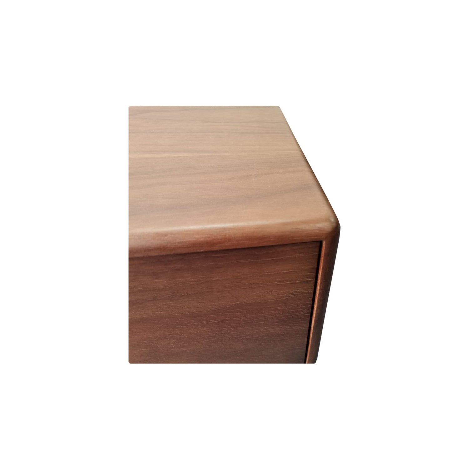 Harry Wooden Side Table In Brown-Side Table-Furnituremart.sg