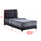 Furnituremart Hollis wood platform bed