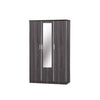 Zara Series 10 Wardrobe 3-Door Cabinet with Mirror & Drawer in Walnut