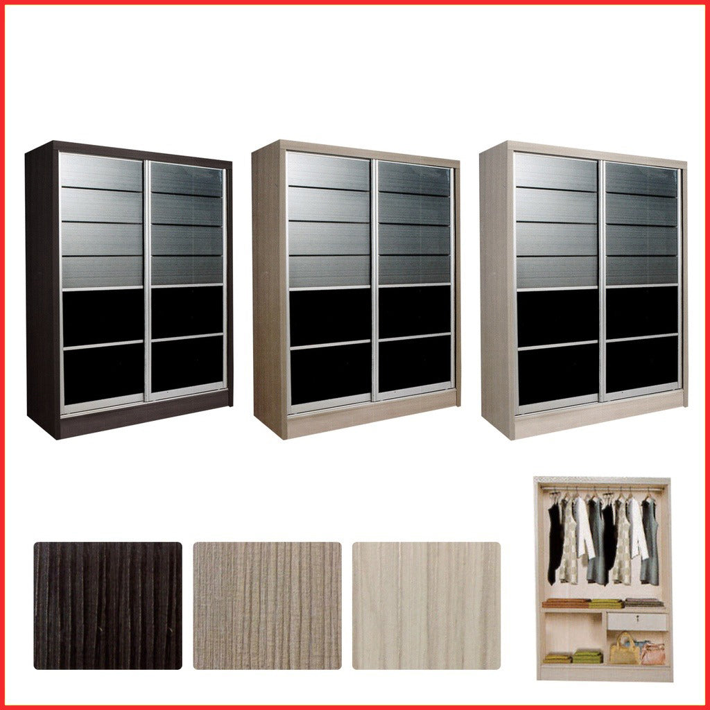 Cielo Series 1 2-Door Sliding Door Wardrobe Multicompartment