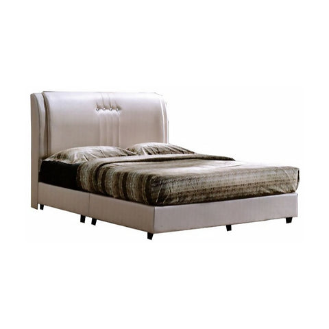 Image of Furnituremart Jace leather platform bed frame